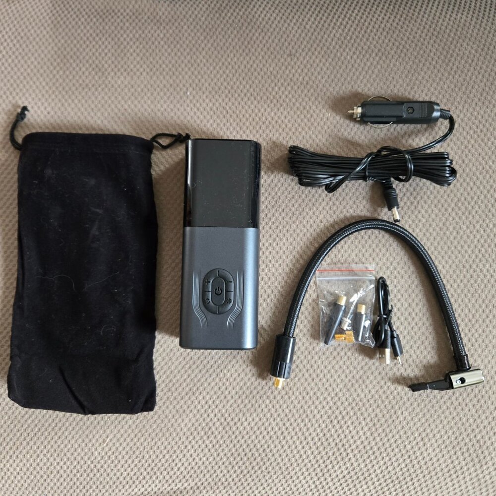 Tire and Air Compressor Portable Kit